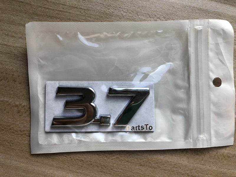 PartsTo Chrome 3.7 Fender Side Rear Emblem for Infiniti G37 G37X Q50 Q60 Q70 QX70 Exterior Performance Trim Decal - Image 5